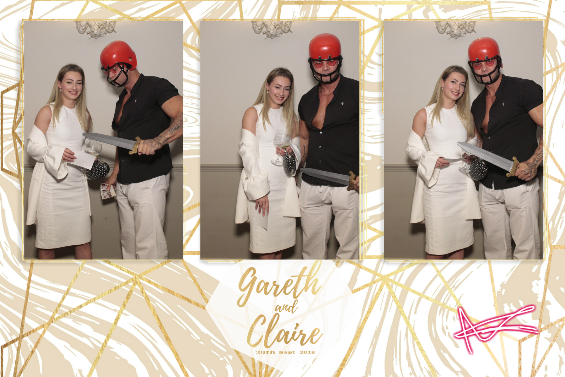 Claire & Gareth's Wedding | View more photos from the event at gallery.myphotoboothexperience.co.uk/u/MyPhotoBoothExperienceLtd/Claire-Gareths-Wedding